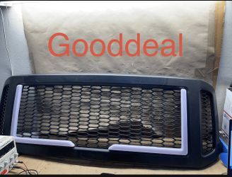 YY6 Fit 99-04 Ford F250/350 Front LED Bumper Grill Grille 