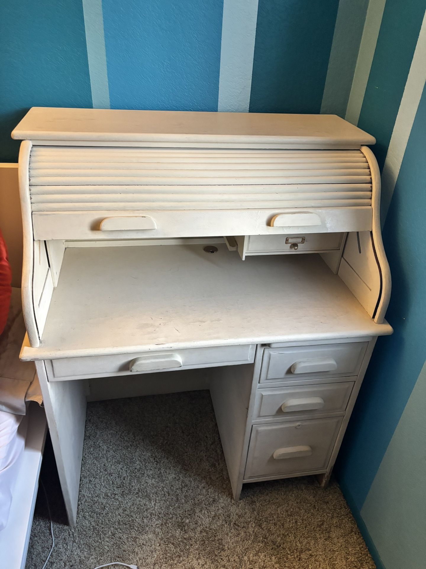 Wooden Roll top Desk