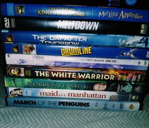 Movies for sale $3 each $20 for the group