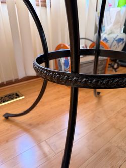 Restaurant solid wood/iron tables and chairs