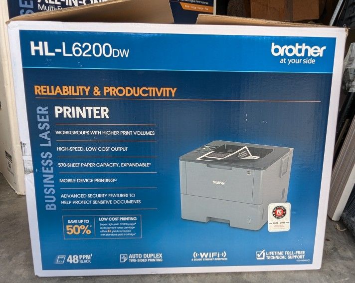 NEW Laser Brother Printer Two-sided and Wireless Printing!