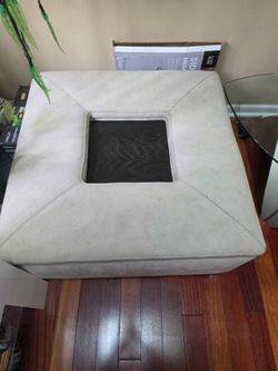Storage ottoman coffee table