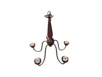 RUSTIC BRONZE 5 LIGHT CANDELABRA CHANDELIER BOREALIS