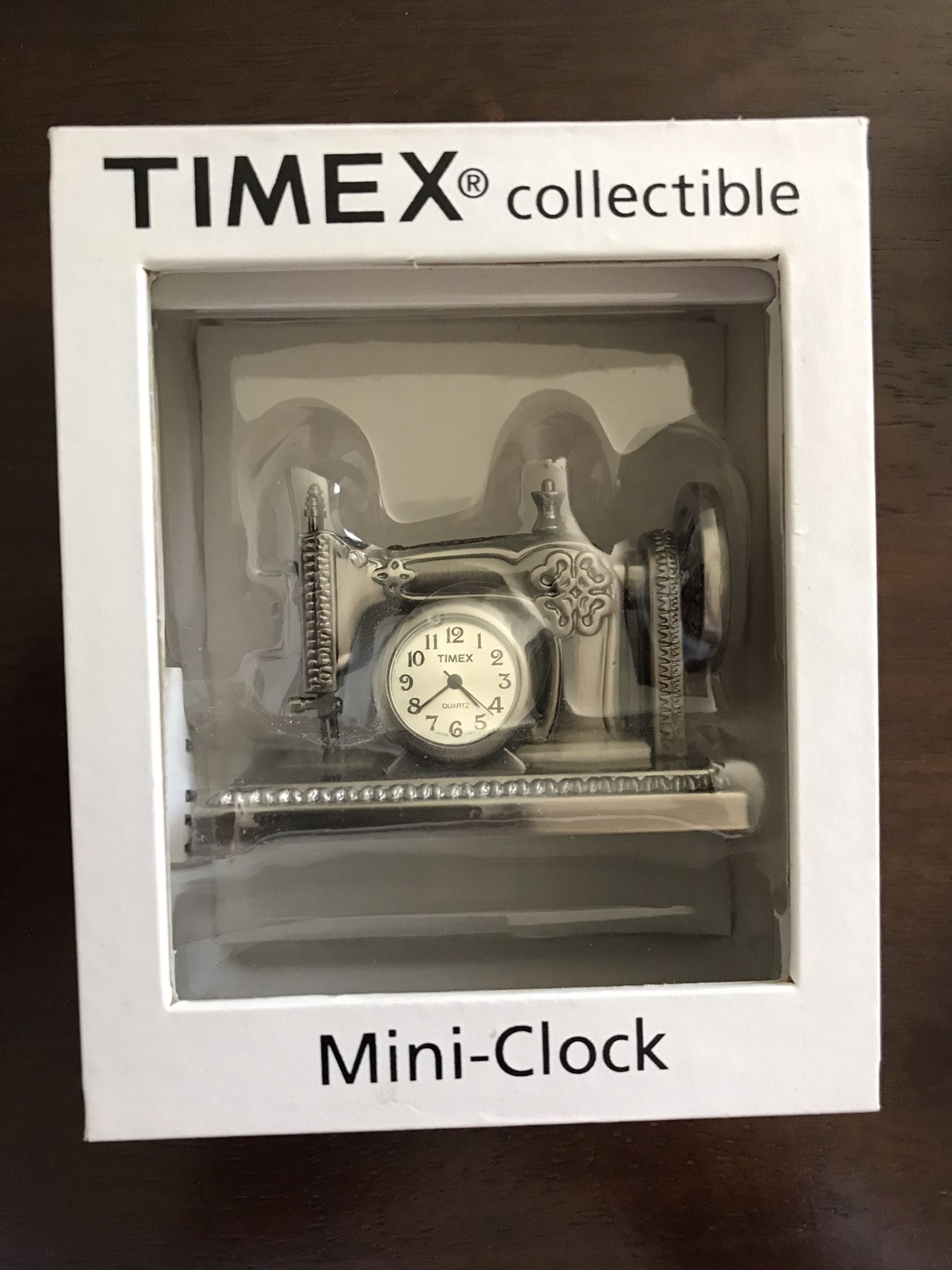 Timex Collectible Mini Clock Sewing Machine