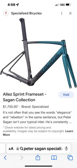 Specialized Allez 54CM Peter Sagan Limited Edition