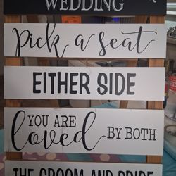 Wedding Easel Sign Lot