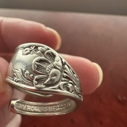 Vintage Silver Spoon Ring 