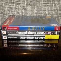 PS2 Rockstar Triple Pack Games
