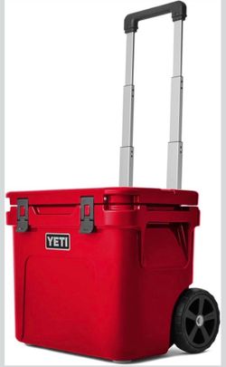 Yeti 32 roadie cooler rescue red