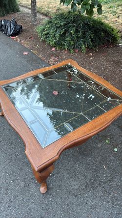Vintage Glass Table