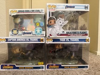 Funko Pops Marvel  infinity war and endgame
