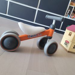 Balance Bike for 12-24 Months Toddler Toy Bike, Orange