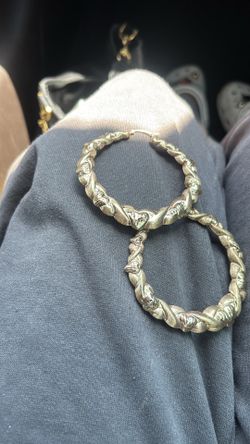 10k Gold Hoops