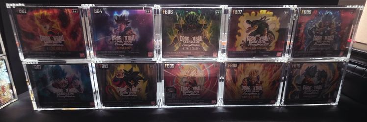 Dragonball Fusion world sealed booster boxes
