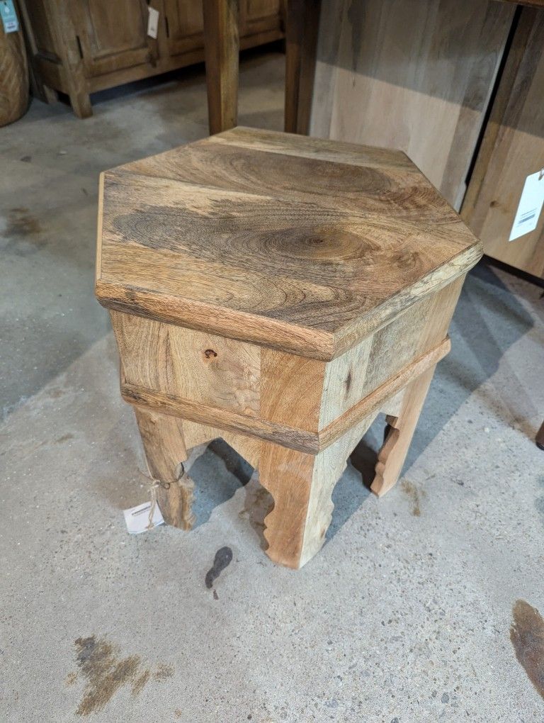 Mango Wood End Table