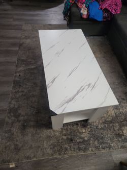 Marble white coffee table