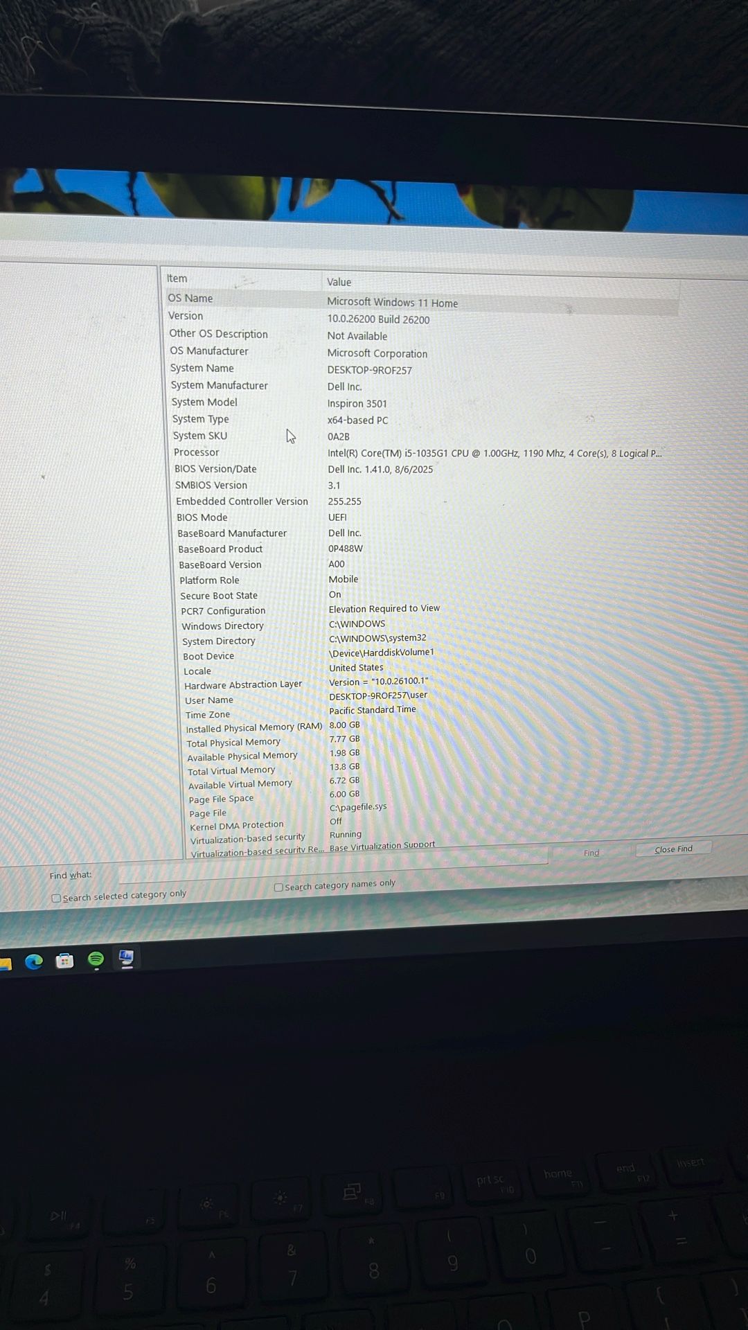 Dell Inspiron 3501 Laptop