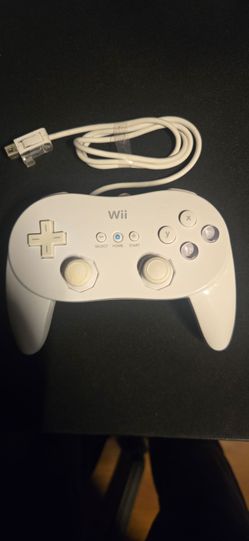 Nintendo Wii Classic Pro Controller White
