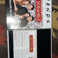 Friends Card Scramble Board Game. 