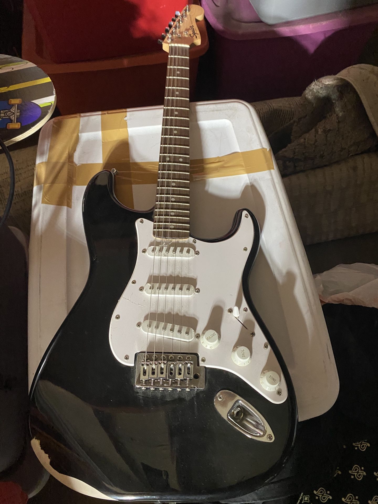 Fender Squire Guitar And Bag