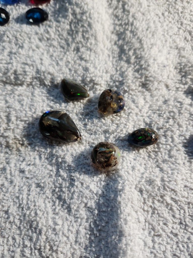 Opal Blk Matrix Very valuable oval, ASK 4 WEIGHT SEP OR BUNCH