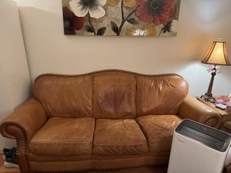 Free Leather Couch And Loveseat