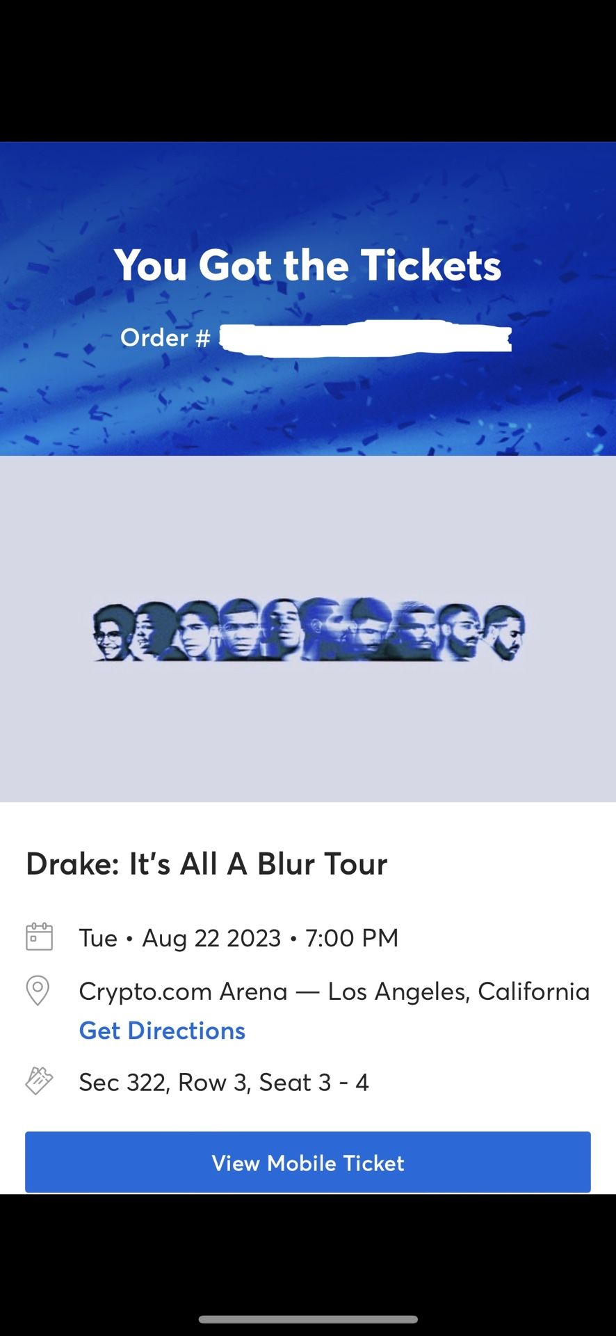 Drake: It’s All A Blur Tour Tickets