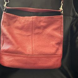 Red Coach Purse