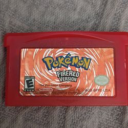 Pokemon fire Red Gameboy advance original