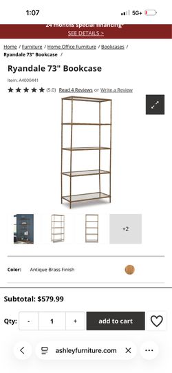 Ryandale 73” Bookcase