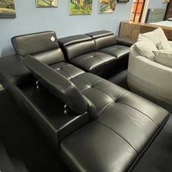 Real leather sofa，$1750