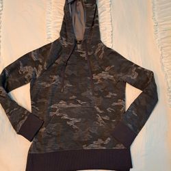 Womens Hoodie Size XS 0-2 Athletic Works Grey & Black 😍❤️