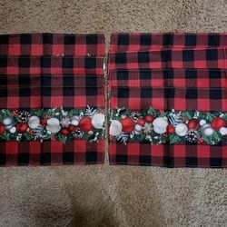 Christmas theme placemats decorations 8 pcs