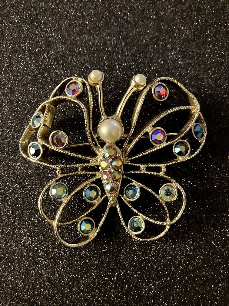 Vintage Emmons Butterfly Brooch