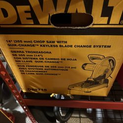 14” Dewalt Chop Saw 