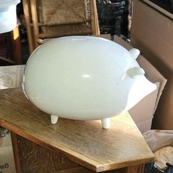 Porcelain Piggy Bank Pig