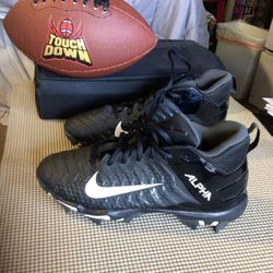 Nike Alpha Football Cleats Size 6Y 