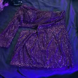 Size 22 Women’s Sequence Purple Dress