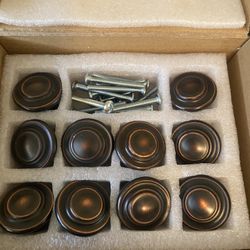 10 Oil Rubbed Bronze Knobs