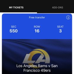 RAMS VS 49ERS