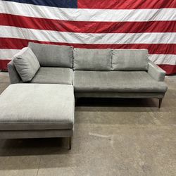 Free Delivery - West Elm Andes 3 Piece Sectional Couch 