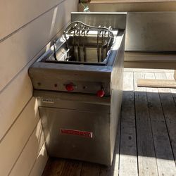 Comercial electric oil fryer