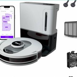 Shark AI Ultra Voice Control Robot Vacuum with Matrix Clean Navigation, Home Mapping, 60-Day Capacity, XL Self-Empty Base for Homes with Pets, Carpet 