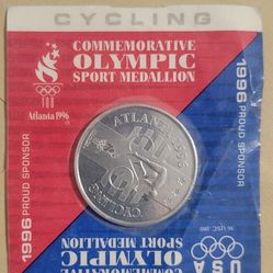 Olympic Sports Medallion Cycling 1996