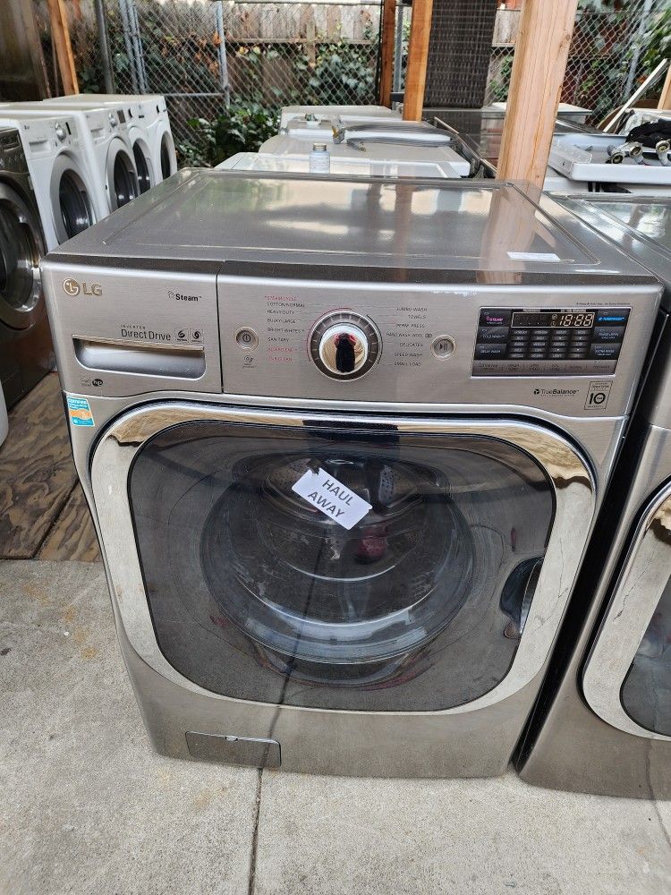 Front Load LG Lavadora Y Secadora30 Pulgadas Mega Capacidad