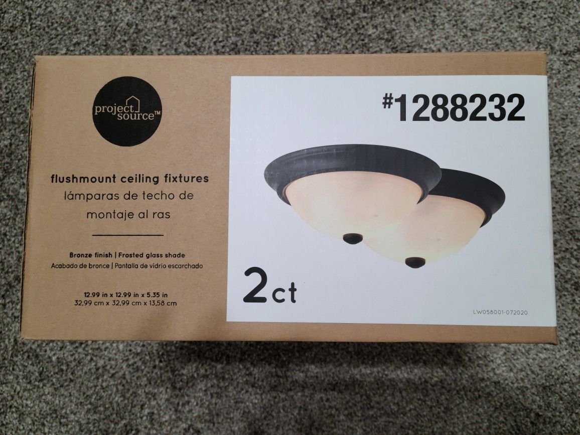 ONE light fixture from a two pack