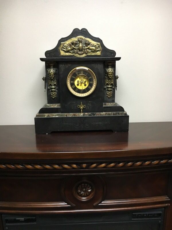 Marble antique clock is from France