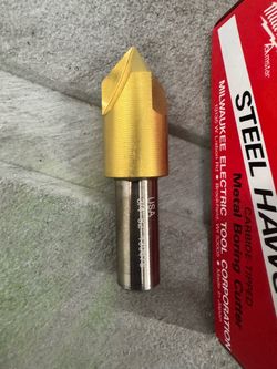 MELIN Size: 3/4 SHK: 1/2 FLT: 3 ANGLE: 82° OAL: 2-3/4 Coat: TiN 19621 MAT: HSS ENDS:SE