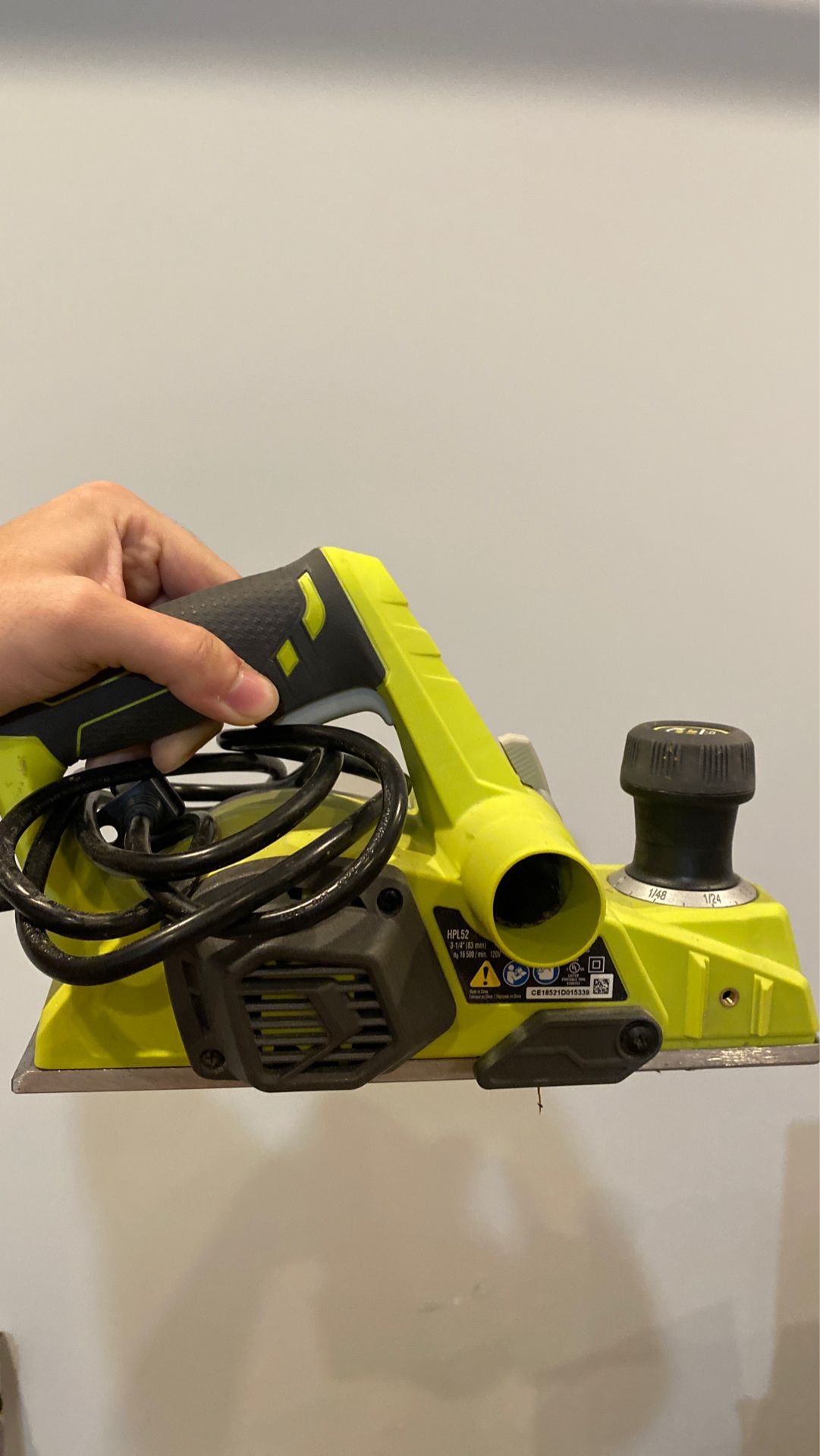 RYOBI 3-1/4" HAND PLANER