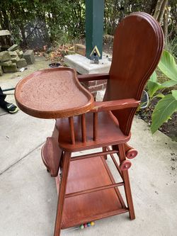 High Chair Converts To Desk